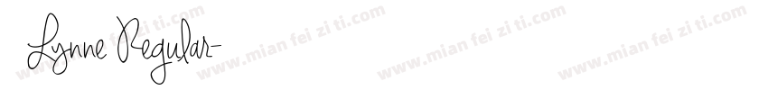 拾柒Lynne Regular字体转换